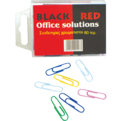 ΣΥΝΔΕΤΗΡΕΣ BLACK RED ΜΕΤΑΛΛΙΚΟΙ ΜΕ ΠΛΑΣΤΙΚΟ ΜΕΤΑΛΛΙΚΟ ΠΕΡΙΒΛΗΜΑ