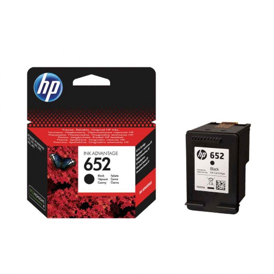 Μελάνι HP 652 Black (F6V25AE) 