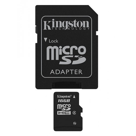 Καρτα Μνημης Kingston Micro Sd 16Gb+ adaptor