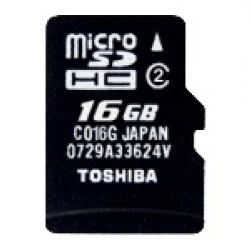 Καρτα Μνημης Toshiba Micro Sd 16Gb + adaptor