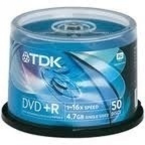 Dvd+r Tdk 4,7GB Cake 50Τεμ.